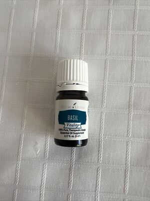 Young Living Essential Oil ~ Basil Vitality 5ml ~ NEW/SEALED Aromatherapy