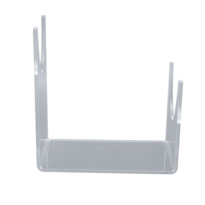 De 2pcs Acryl Shofar Stand Clear Transparent Shofar Stand Sturdy Shofar