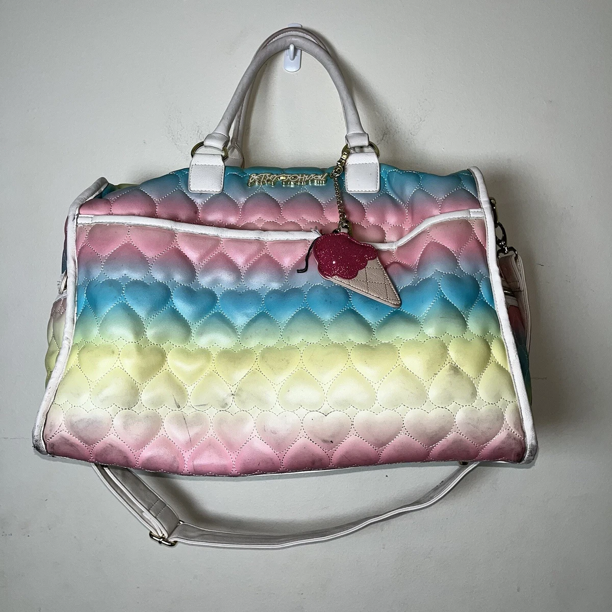 Betsey johnson weekender bag cheap