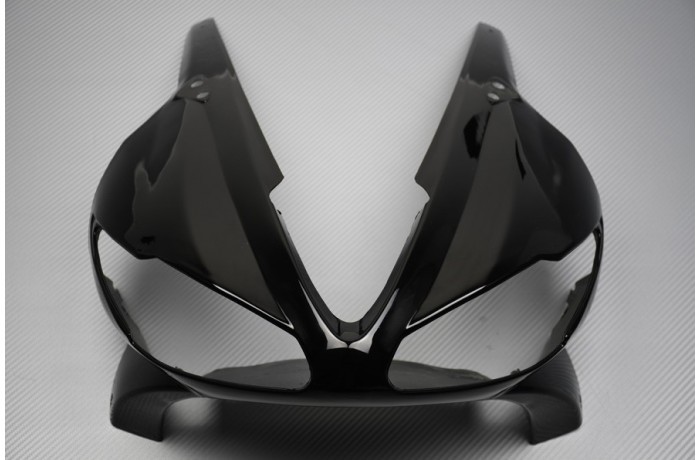 Tête de fourche noire et bloc optique Premium pour sportive Daytona 675