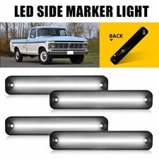 For 1978-79 Ford Bronco D3TZ15A201A 4X Smoked Lens Side Signal Turn Light Marker