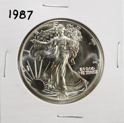 1987 American Silver Eagle BU 1 oz #JC