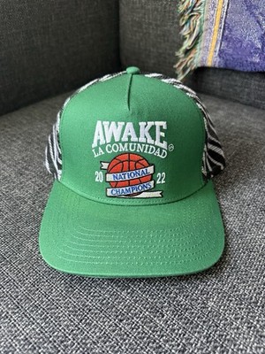 Awake NY - La Comunidad, 2022 National Champions | Zebra Mesh, Green - SnapBack