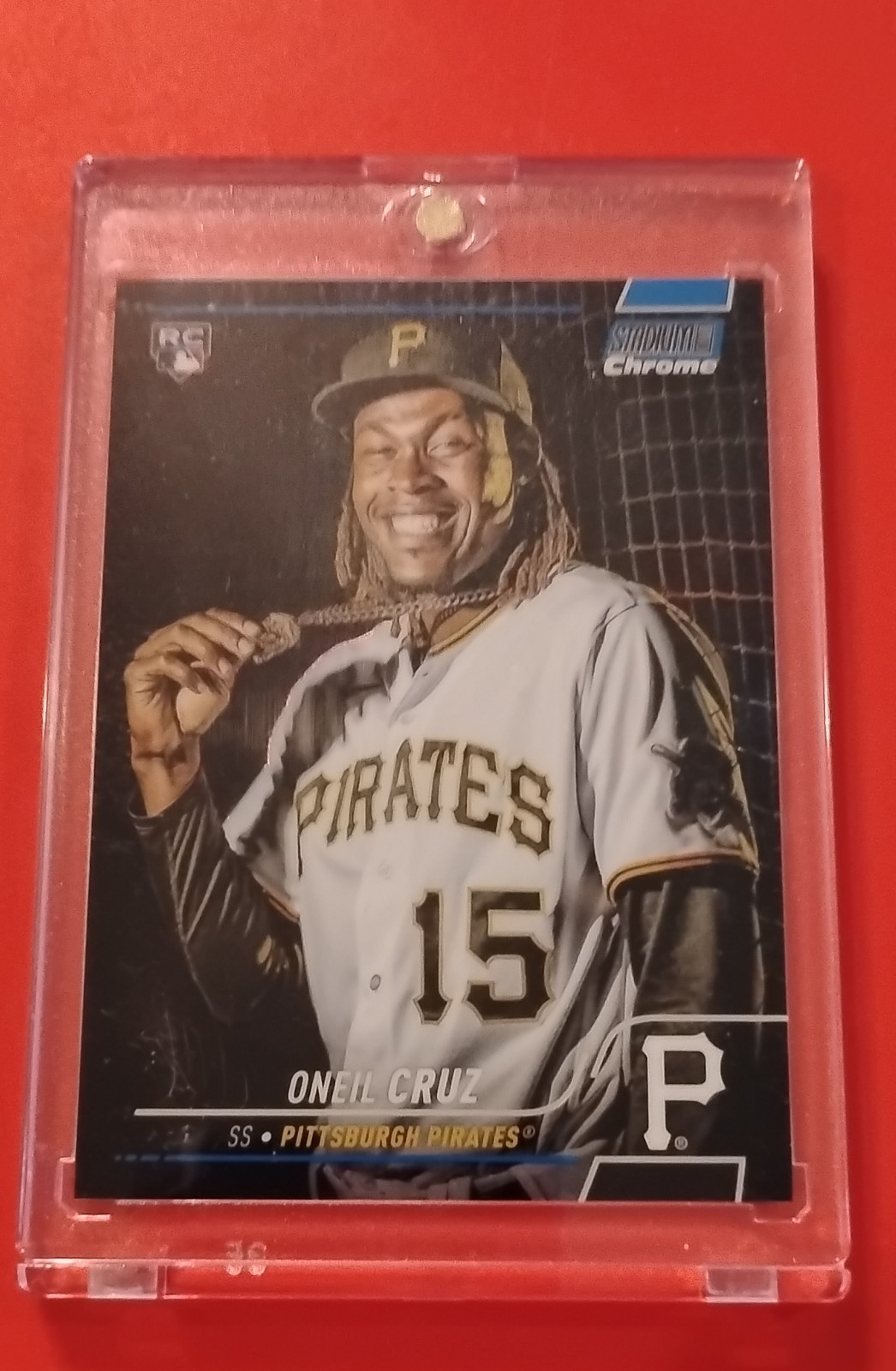 2022 Topps Stadium Club Chrome - Oneil Cruz #237 Blue Refractor /199 (RC)