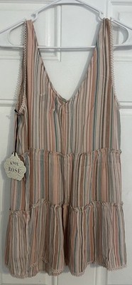 Knox Rose Size Medium  Blush  Sleeveless Top New with Tags Soft Pretty Colors!!!