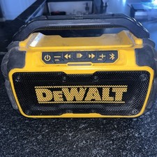 DEWALT DCR010 Bluetooth Jobsite Speaker Yellow Black AUX Input