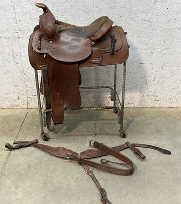 Hereford Brand Tex Tan of Yoakum Western Leather Saddle 15 in Brown  beautiful