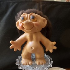 "Muñeca troll Thomas Dam vintage - 1961 - 7,5"" falta ropa/estado envejecido"