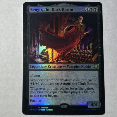 Sengir, the Dark Baron Foil (722) Commander Legends Magic the Gathering MTG