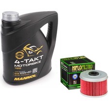 TRX450 Foreman ES Oil & Filter Kit Mannol Semi Synthetic 10w40 4L Honda 2000 7.50 per litre