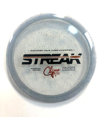 Climo Disc Golf STREAK -Special Edition one year anniversary Metal Flake plastic