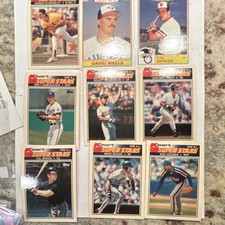 Topps Kmart Superstars Card Lot (30) 1990 MLB Ripken Mattingly Henderson McGwire