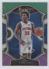 2020-21 Panini Select Concourse Green White Purple Prizm Saben Lee #97 0zb7