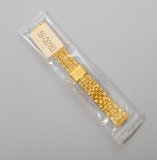 NOS Citizen Men's Gold Tone 20mm Bracelet Band 59-Q0163 for Citizen Watches 