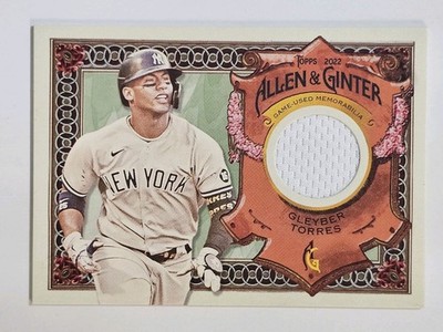 2022 Topps Allen & Ginter #AGRA-GT Gleyber Torres Full-Size Relics A Design