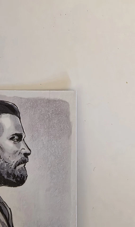 2025 TOPPS CHROME STAR WARS Javier Bistek ARTIST SKETCH CARD 1/1 Silver Foil - Image 2 of 4