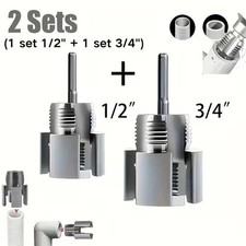 Integrated Internal, External Pipe Threading-Tool PVC Pipe Threader Cutting Kit
