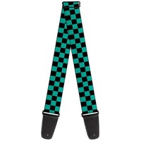 Guitar Strap - Checker Black/Teal (Us Import) ACC NEU