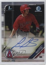 2019 Bowman Chrome Prospects Refractor 102/499 Livan Soto #CPA-LS Auto 00em