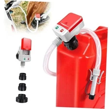 Fuel Transfer Pump with 51'' Extra Long Hose, Automatic Fuel Transfer Gas Can 