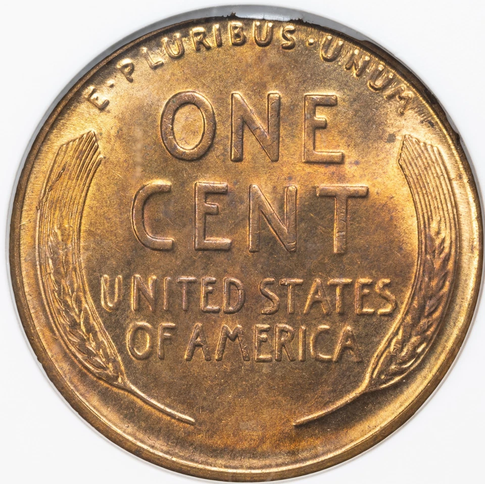 1929-S ANACS MS65 Red Lincoln Wheat Penny Uncirculated in Old Soapbox Holder - Image 4 of 4