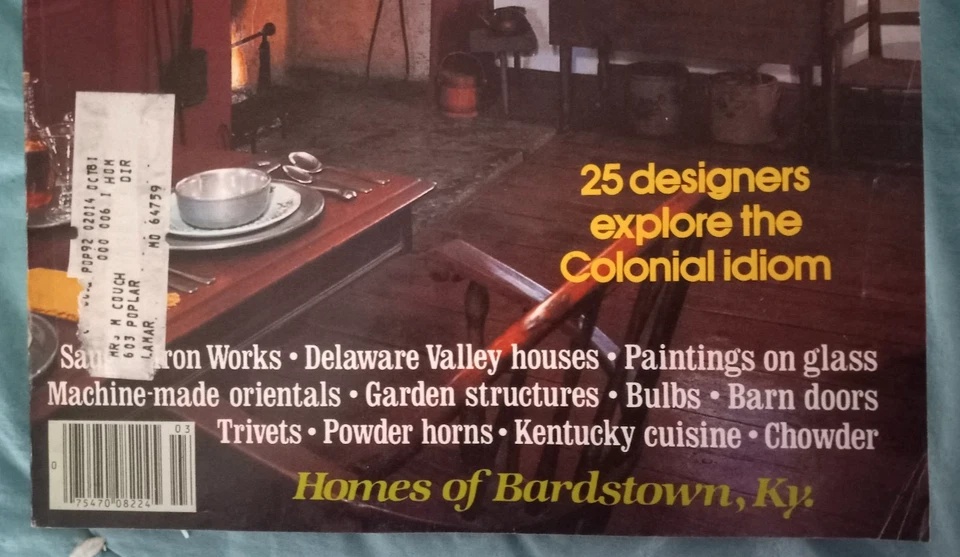 Colonial Homes Magazines - 1981 - Very Good Condition - Vintage - Image 3 of 4