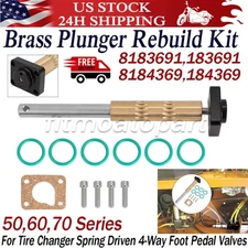 Brass Valve Rebuild Kit for COATS Tire Changer Pedal Operated 4Way Valve 8183691