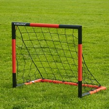 Soccer Goal 3'x2.5' 6'x4' 8'x6'-Steel Frame Goal All Weather Soccer Net-Quick...