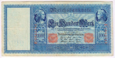 1910 Germany 100 Mark 4843345 Reichbanknote Paper Money Banknotes