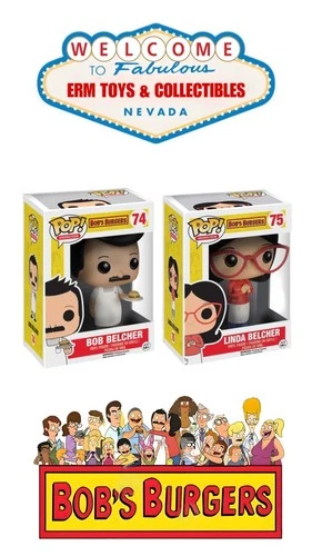 Funko Pop! Animation: Bob’s Burgers - Bob Belcher & Linda Belcher 2 Pop! Combo