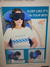 Travel Pillow Neck Support Mfg SARISUN Model # SSNH001 NEW FREE SHIP LOWER 48