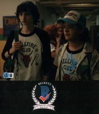 GATEN MATARAZZO SIGNED STRANGER THINGS 8x10 PHOTO DUSTIN SEASON 4 EDDIE COA BAS