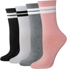 Women'S Non-Slip Pilates Crew Socks with Grips