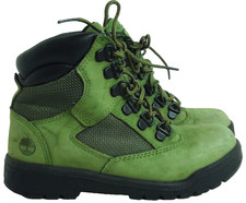 Timberland Premium 6'' Waterproof Nubuck Olive Green Kids Boy's Boots