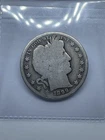 1899-S Barber Half Dollar 50c San Francisco Mint 90% Silver Circulated USA Coin