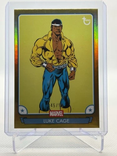 2026 Topps Brooklyn Collection Marvel Captain America Luke Cage Gold #/50