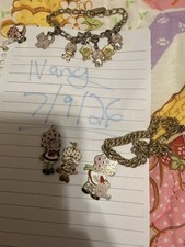 Vintage Strawberry Shortcake Berry Points Bracelet and jewlery lot