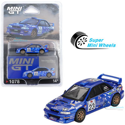 #ad Mini GT 1:64 Subaru Impreza WRC99 #23 2000 Acropolis Rally #1078 $15.99