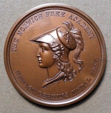 Norwich Connecticut: Norwich Free Academy, Newton Perkins Medal, 1877 Greek