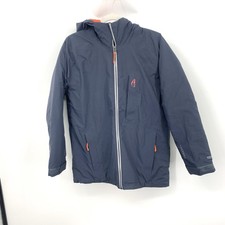 LL Bean Kids Size XL 18 Jacket Blue Waterproof Insulated Coat Hood Boys Girls