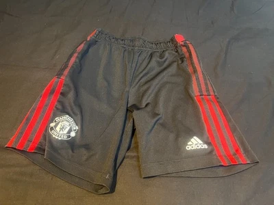short entrainement foot enfant adidas manchester united 11 a 12 ans - Photo 1/4