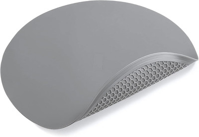 Silicone Microwave Mat - 11.7'' x - Protect from 1 piece, Light Grey 