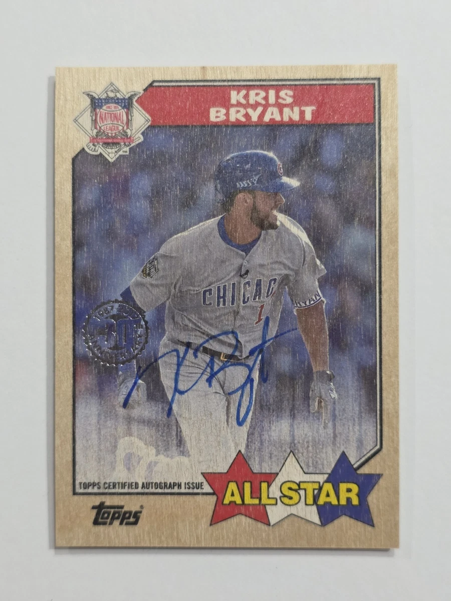 Kris Bryant Autographed Baseball Sports Trading Cards
