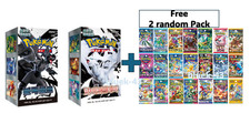 Pokemon Card Scarlet  Violet Black Bolt White Flare Booster Box Combo set Korea