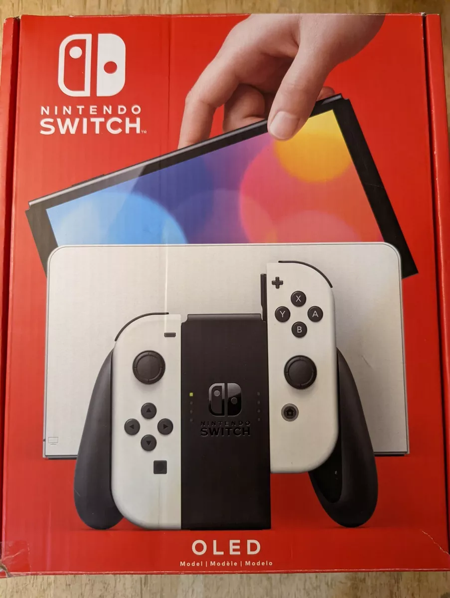 Nintendo Switch – OLED Model w/ White Joy-Con