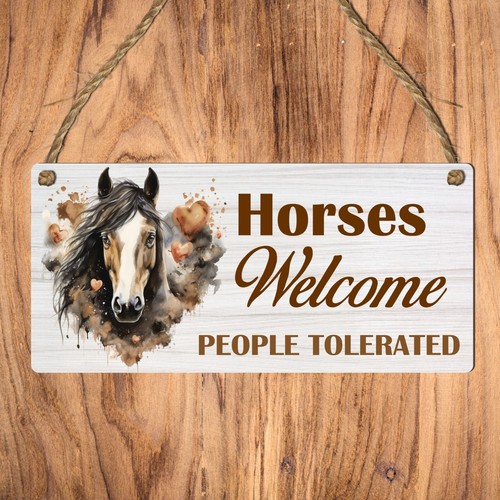 Horse Gifts For Girls For Women Stable House Sign Horse Lover Gift Mum Daughter - Picture 10 of 10