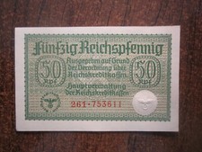 UNC ND(1940-45) GERMANY 50 reichspfennig
