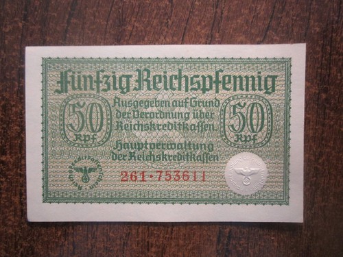 UNC ND (1940-45) GERMANY 50 penny imperiale