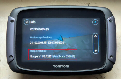 NAVIGATORE MOTO TOMTOM RIDER 550 WI-FI AUTOVELOX INFO TRAFFIC WORLD MAPS 2025 - Afbeelding 3 van 11