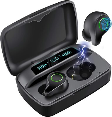 Wireless Earbuds, Layajia Bluetooth 5.0 Kopfhörer, Kabellose Ohrhörer True Ster